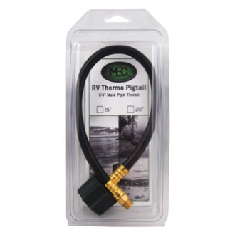 Marshall® - 425 Series 60" Thermoplastic LP Gas Hose (Female QCC, Type I Connection to 1/4" Male Inverted Flare)