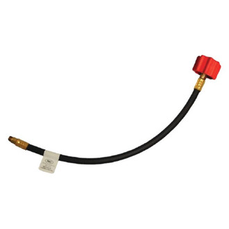 Marshall® - 426 Series 20" High Flow Thermoplastic LP Gas Hose with Plastic Clamshell Packaging (Female QCC, Type I Connection to 1/4" Male NPT)