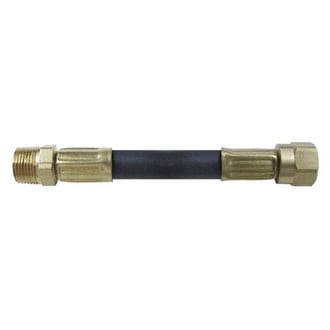 Marshall® - 611 Series 48" Thermoplastic LP Gas Hose with Plastic Clamshell Packaging (1/2" Female Pipe Cylinder Thread to 3/8" Male NPT)