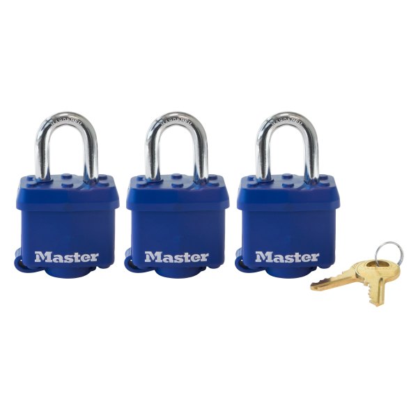 Master Lock® - Covered Laminated Steel Pin Tumbler Padlocks