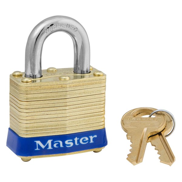 Master Lock® - Laminated Brass Pin Tumbler Padlock