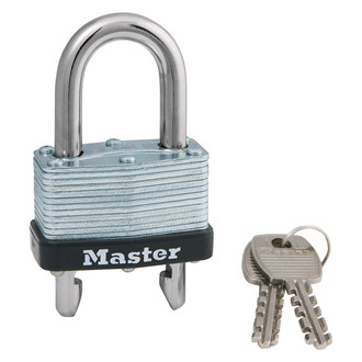Master Lock® 510D - Laminated Steel Warded Padlock With Adjustable Shackle