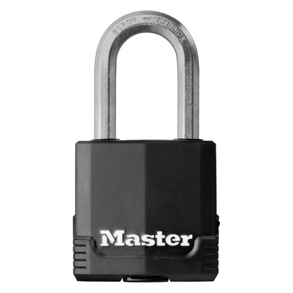 Master Lock® - Magnum™ Black Covered Laminated Steel Padlock