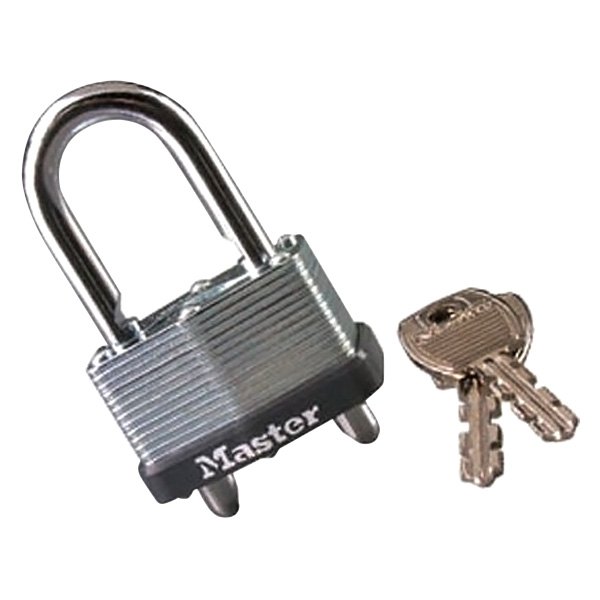 Master Lock® - Standard Key Warded Padlock with Adjustable Shackle