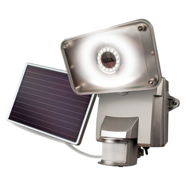 MAXSA® - Solar-Powered Motion-Activated Security Floodlight