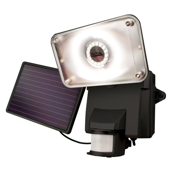 MAXSA® - Solar-Powered Motion-Activated Security Floodlight