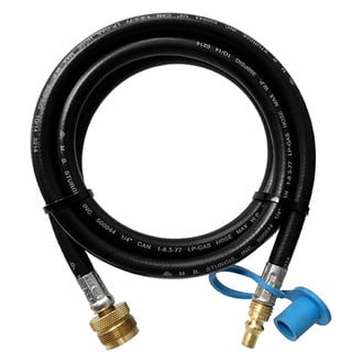 MB Sturgis® - Thermoplastic LP Gas Hose (1"-20 Male Swivel to 1/4" Male Quick Disconnect Plug)