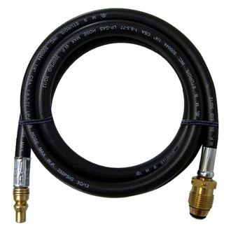MB Sturgis® - 120" Thermoplastic LP Gas Hose (Male POL to Male QCC)