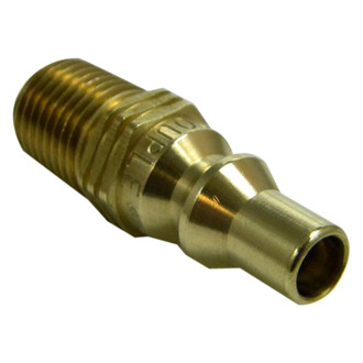MB Sturgis® - Brass LP Gas Adapter Fitting (1/4" Male QDP to 1/4" Male NPT)
