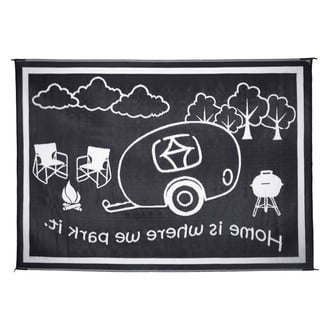 Stylish Camping® - 11'W x 8'L Polypropylene RV Home Design Patio Mat