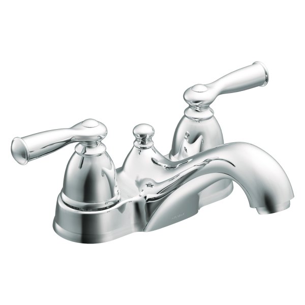 Moen® - Banbury™ Chrome Two-Handle Low Arc Bathroom Faucet