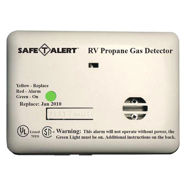 Safe-T-Alert® - 20 Series™ 2.5"H White Surface Mount Propane/LP Gas Alarm