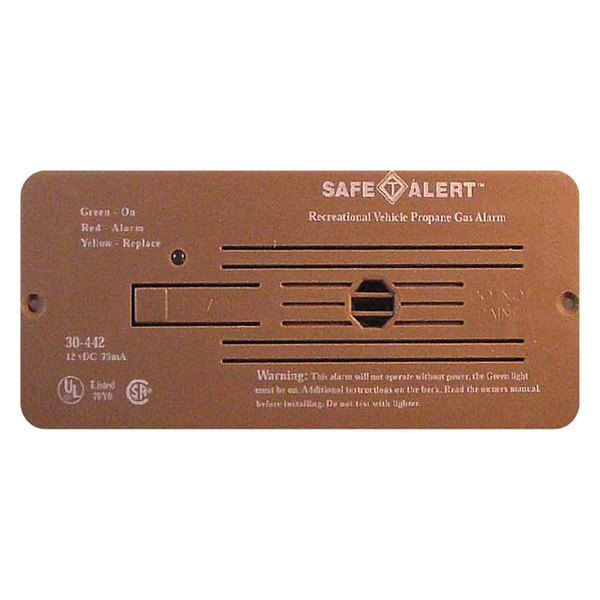 Safe-T-Alert® - 30 Series™ 2.8"H Brown Flush Mount Propane/LP Gas Alarm