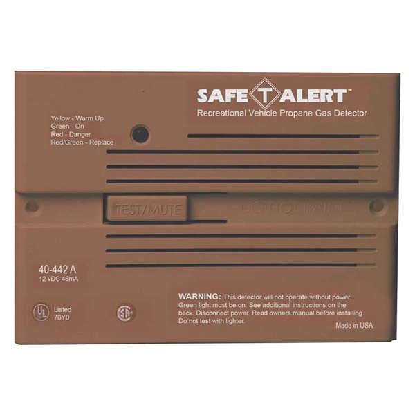 Safe-T-Alert® - 40 Series™ 3.4"H Brown Flush Mount Propane/LP Gas Alarm