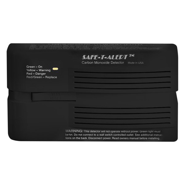 Safe-T-Alert® - 65 Series ™ 3.5"H Black Surface Mount Propane/LP Gas Alarm