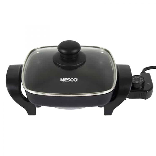 NESCO® - 800W Black Skillet with Stand