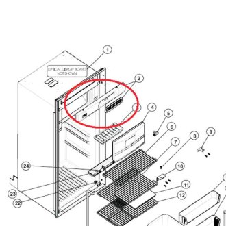 Norcold® 623886 - Refrigerator Optical Control Board for Norcold