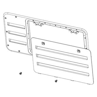 Norcold® 637318BK - Vent Door Assembly