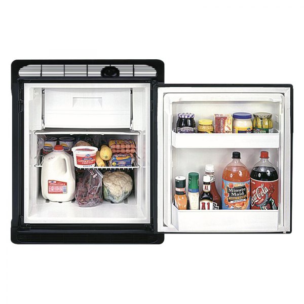 Norcold® - DE Series 3.6 cu ft Black Compact RV Refrigerator & Freezer