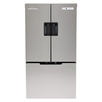 Norcold® - Polar Elite™ 15 cu ft Stainless Steel AC/DC Built-In French Door RV Refrigerator & Freezer