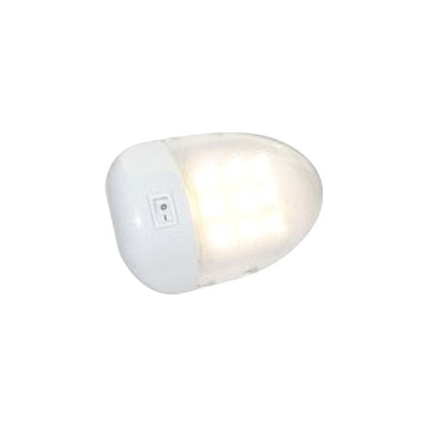 Optronics® - RVILL33 Series Oblong 460 lm Surface Mount LED Single Bulb Overhead Light with Switch (6.4"L x 4.2"W x 1.8"D)