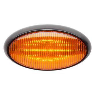 Optronics® - RVPLL11 Series Oval Amber Lens Black Case LED Porch Light