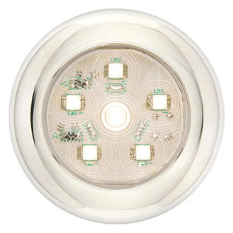 Optronics® UCL60CBP - Round Clear LED Porch/Utility Light