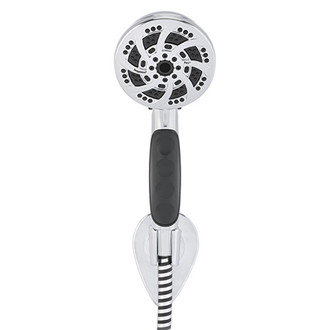 Oxygenics® - Fury™ Chrome 5-Function Handheld Shower Head with 72" Hose