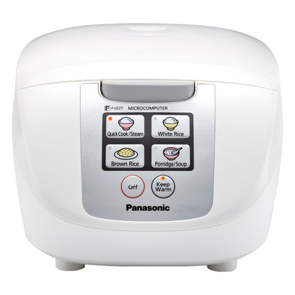 Panasonic® - 750W White 6 Digital Programs Rice Cooker