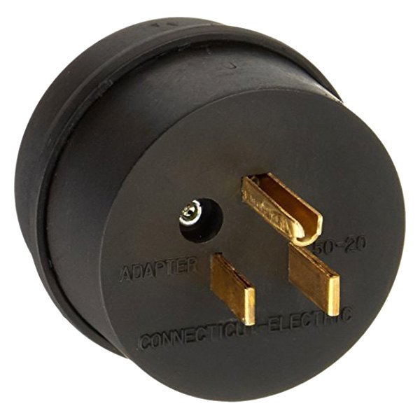 Parallax® - Round Power Cord Adapter (20A Male x 20A Female)