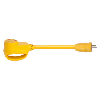 ParkPower® - Dogbone Power Adapter with Handle Grip (15A Male x 30A Female)