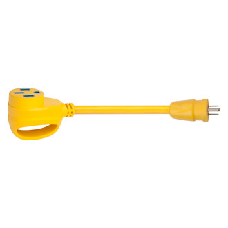 ParkPower® - Dogbone Power Adapter with Handle Grip (15A Male x 50A Female)