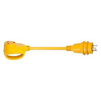 ParkPower® - Dogbone Power Adapter with Standard Grip (30A Locking Male x 30A Straight Female)