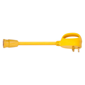 ParkPower® - Dogbone Power Adapter with Handle Grip (30A Male x 15A Female)