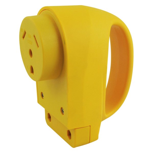 ParkPower® - 30A Female Adapter Plug with Handle Grip