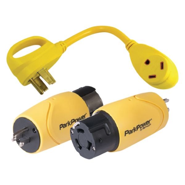 ParkPower® - Go Anywhere™ Power Conversion Kit with Handle Grip (30A Male x 50A Male x 30A Female x 15A Female)