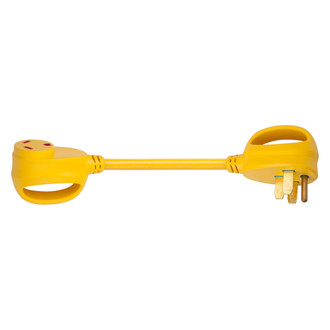 ParkPower® - Dogbone Power Adapter with Handle Grip (50A Straight Male x 30A Locking Female)