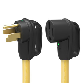 ParkPower® - Weekender™ 10' Extension Power Cord with Handle Grip (50A Straight Male x 50A Locking Female)