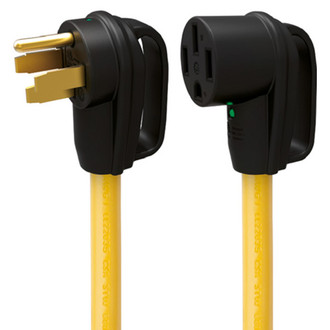 ParkPower® - 50' Extension Power Cord with Handle Grip (50A Male x 50A Female)