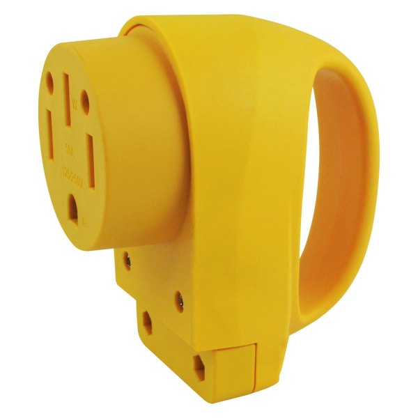ParkPower® - 50A Female Adapter Plug with Handle Grip