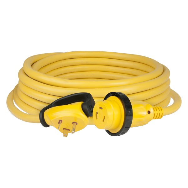 ParkPower® - 50' Extension Power Cord with Handle Grip (30A Straight Male x 30A Locking Female)