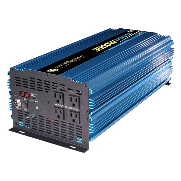 Power Bright® - 3500W 12 DC 120 AC Modified Sine Wave Power Inverter with Remote Input