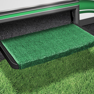 Prest-O-Fit® - Plus™ Green 20"W Turf Wrap Around Straight Entry Step Rug