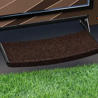 Prest-O-Fit® - Trailhead™ Grizzly Brown 24"W Turf Wrap Around Universal Entry Step Rug
