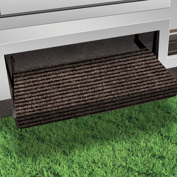 Prest-O-Fit® - Ruggids™ Single Rib Carpet Sierra Brown Wrap Around Entry Step Rug