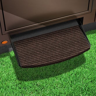 Prest-O-Fit® - Ruggids™ Coffee Brown 22"W Turf Wrap Around Universal Entry Step Rug