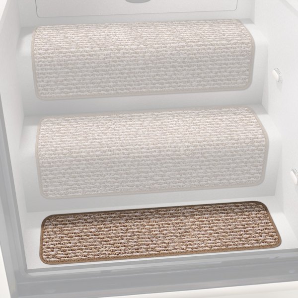 Prest-O-Fit® - Huggers™ Carpet Butter Pecan Attachable Landing Step Rug
