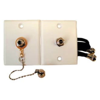 Prime Products® 08-6024 - White Single TV Cable Kit