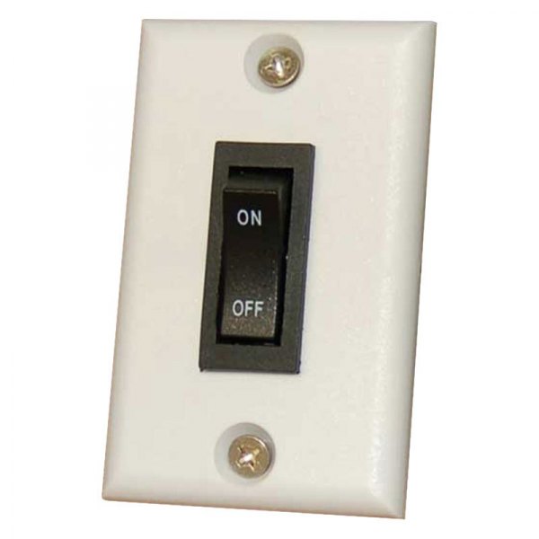 Prime Products® - Single SPST On/Off Labled Black Multi Purpose Switch