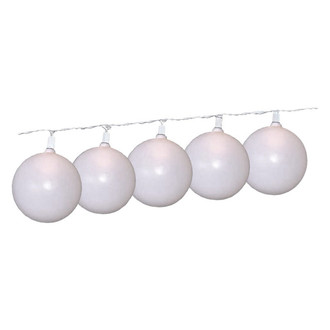 Prime Products® - White Lens 3-1/4" LED 20 Patio Globe Lights